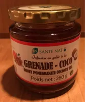 Gelé à la grenade-coco