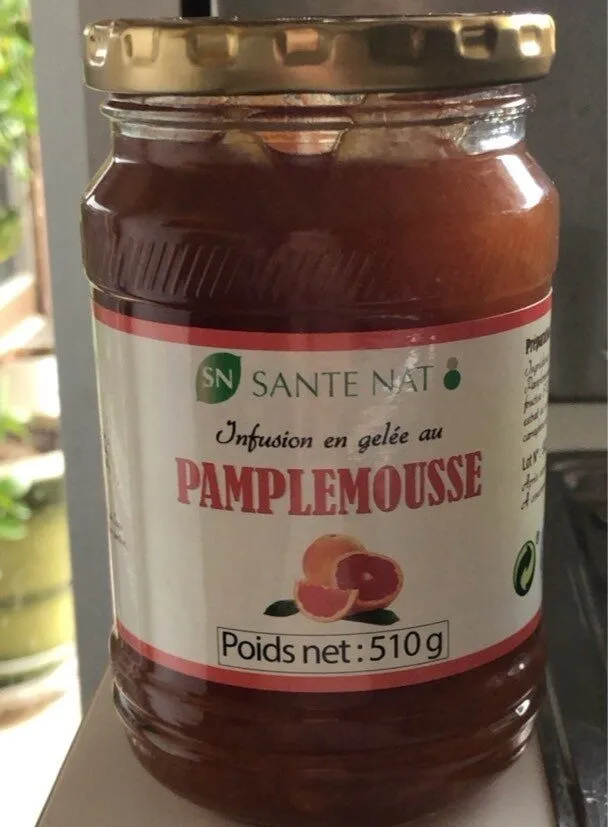 Infusion en gelée au Pamplemousse