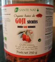 Organic baies de goji séchées