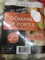 Oeufs Extra Frais Domaine De Portes X20 Gros