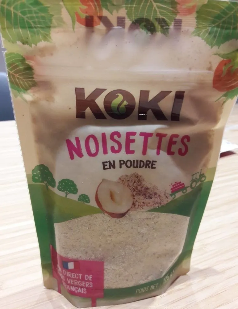 Noisettes en poudre