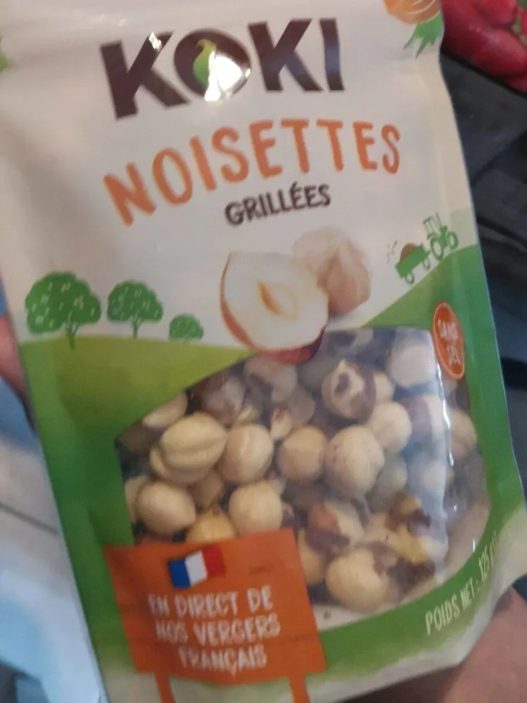Koki Noisettes grillées sans sel