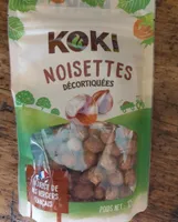 Noisettes décortiquées