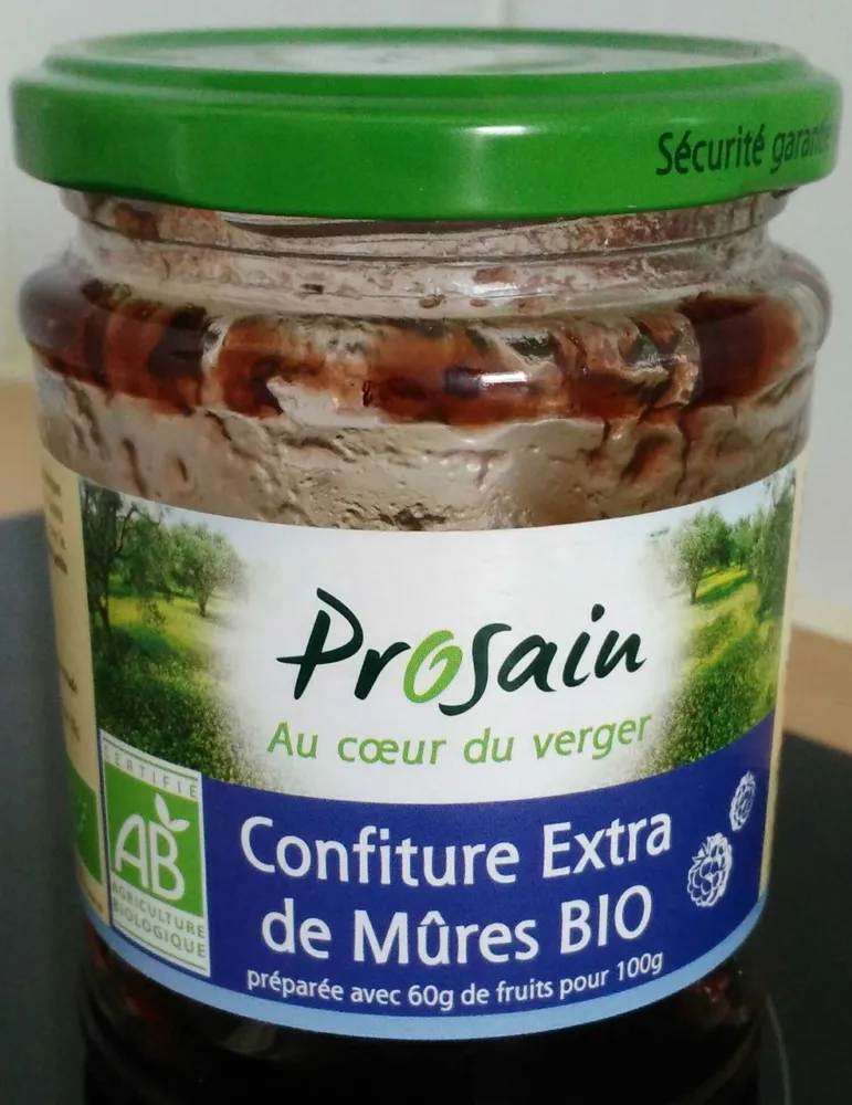 Confiture Extra de Mûres BIO