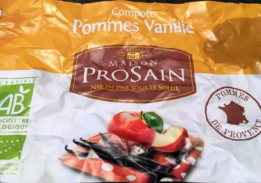 Compote Pommes Vanille