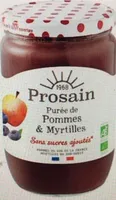 Purée pommes myrtille