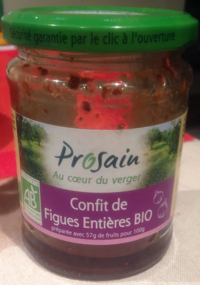 Confit de figues entières bio