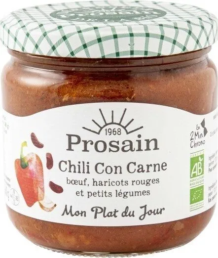 Chili con carne aux boeuf et aux haricots rouges