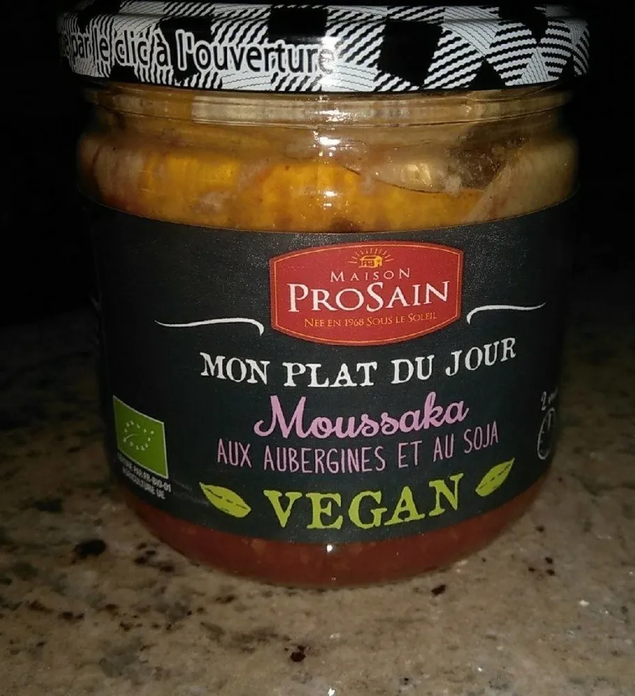 Moussaka aux aubergines et au soja