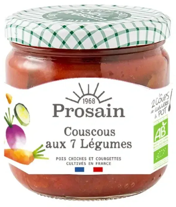Couscous aux 7 légumes sans sel ajouté