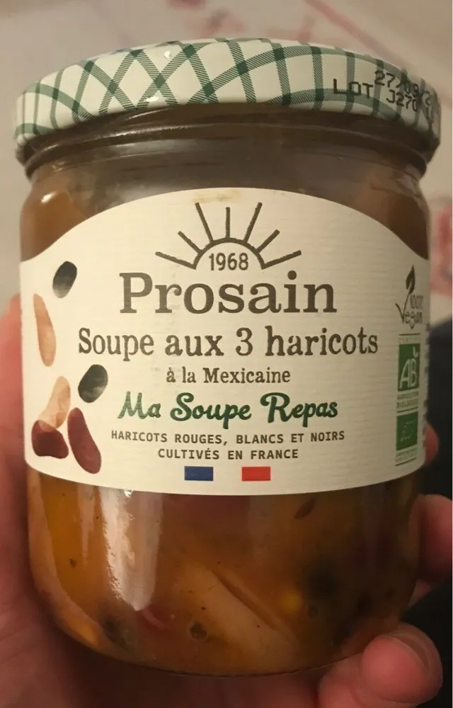 Soupe aux 3 haricots à la mexicaine