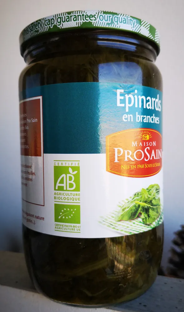 Epinards en branches
