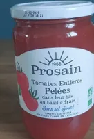 Tomates entières pelées