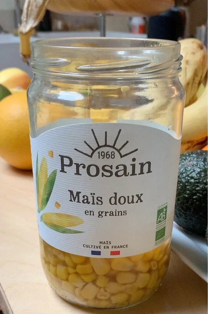 Maïs doux en grains