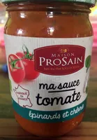 Ma sauce tomate épinards et chèvre