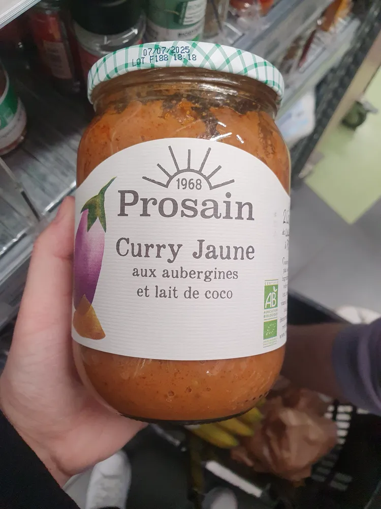 Curry d'aubergines