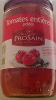Tomates entières pelées