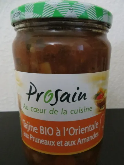 Tajine BIO à l'Orientale aux Pruneaux et aux Amandes