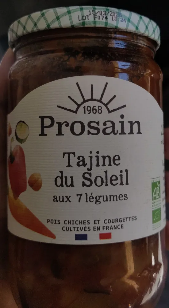Tajine du soleil aux 7 légumes