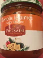 Raviolis légumes sauce Toscane