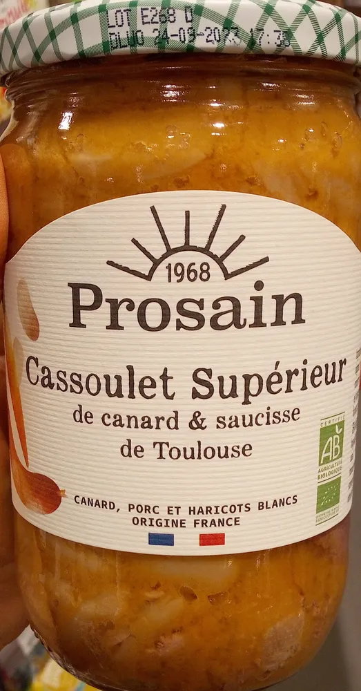 Cassoulet supérieur de canard et saucisse de Toulouse