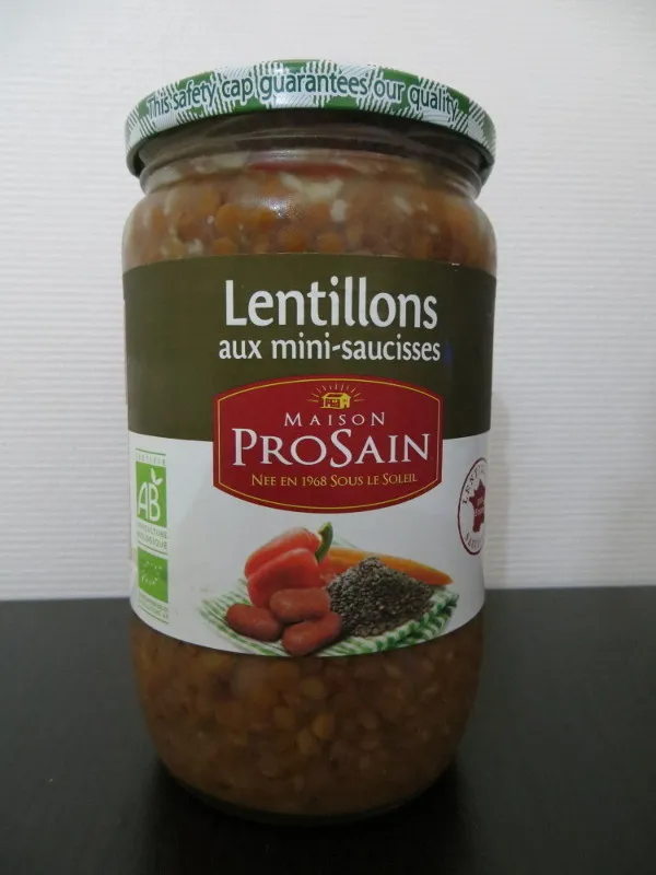 Lentillons aux mini-saucisses