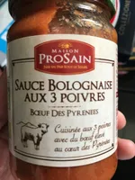 Sauce Bolognaise Aux Trois Poivres