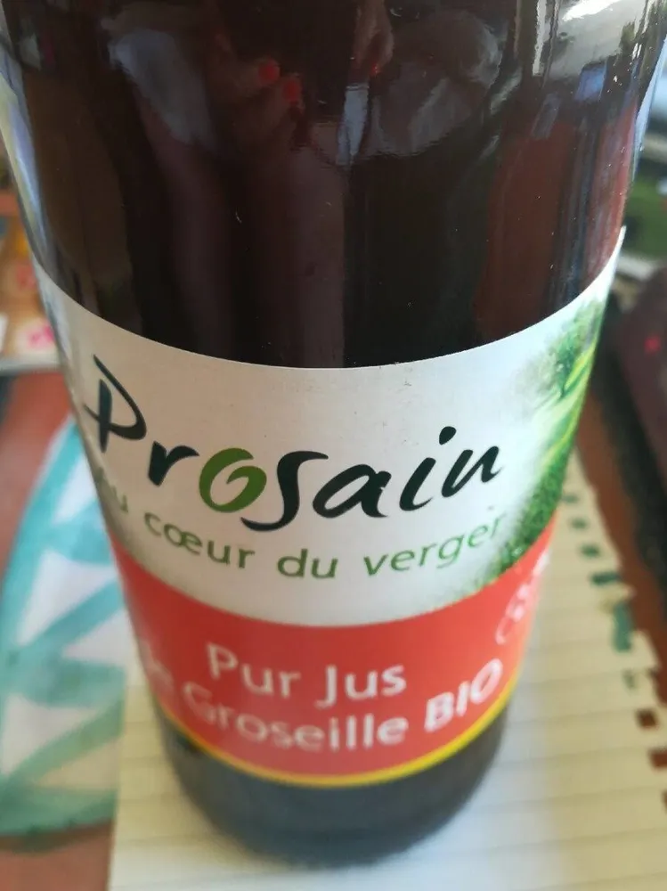 Pur jus de groseille bio