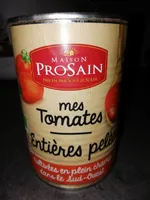 Tomates entières pelées