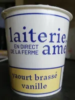Yaourt brassé vanille