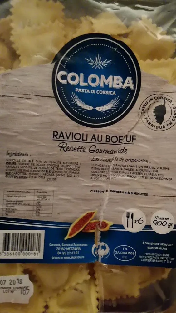 Ravioli au boeuf