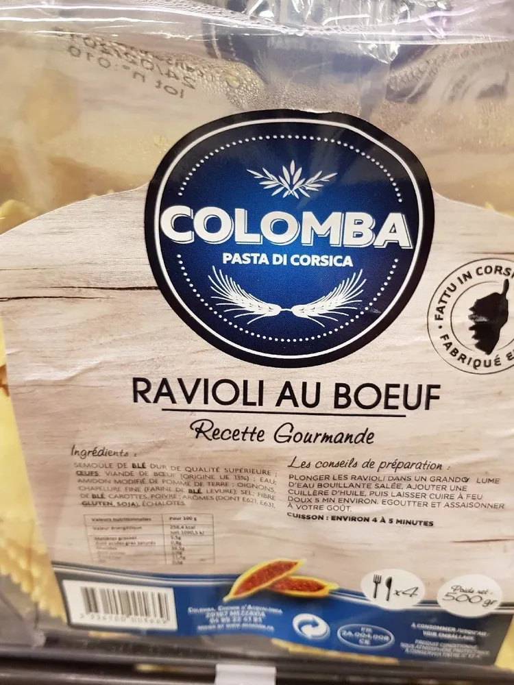 Ravioli au boeuf