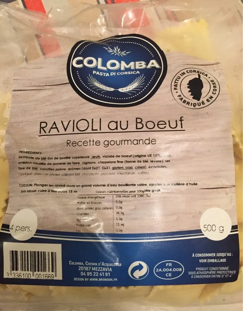 Ravioli au boeuf