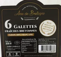 Galettes fraiches bretonnes