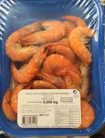 Crevettes entières cuites réfrigérées