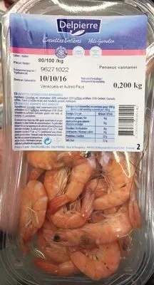 Crevettes entières