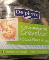 Couronnes de crevettes + sauce fines herbes