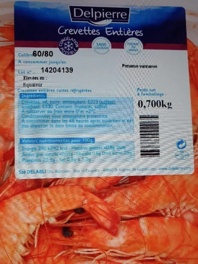 Crevettes Entières