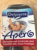 Crevettes avec sauve asiatique
