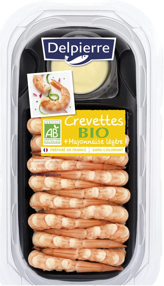 Crevettes sauce mayonnaise BIO