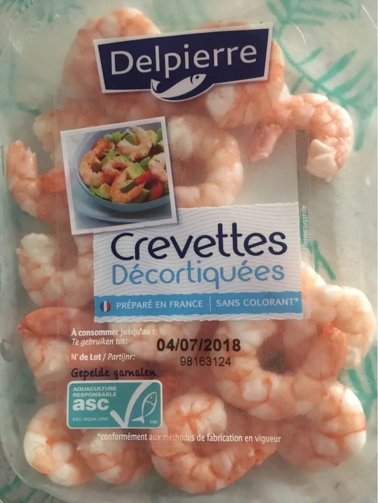 Crevettes décortiquées