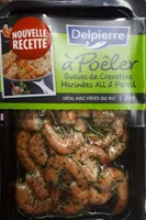 Queues de crevettes marinées ail & persil