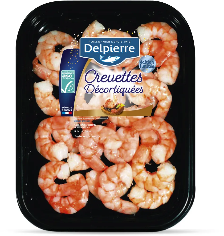 Crevettes décortiquées