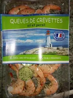 Queues des crevettes ail et persil