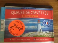 Queues de crevettes à la provençale