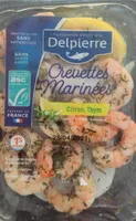 Crevettes marinees citron et thym