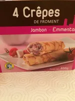 4 crêpes jambon fromage