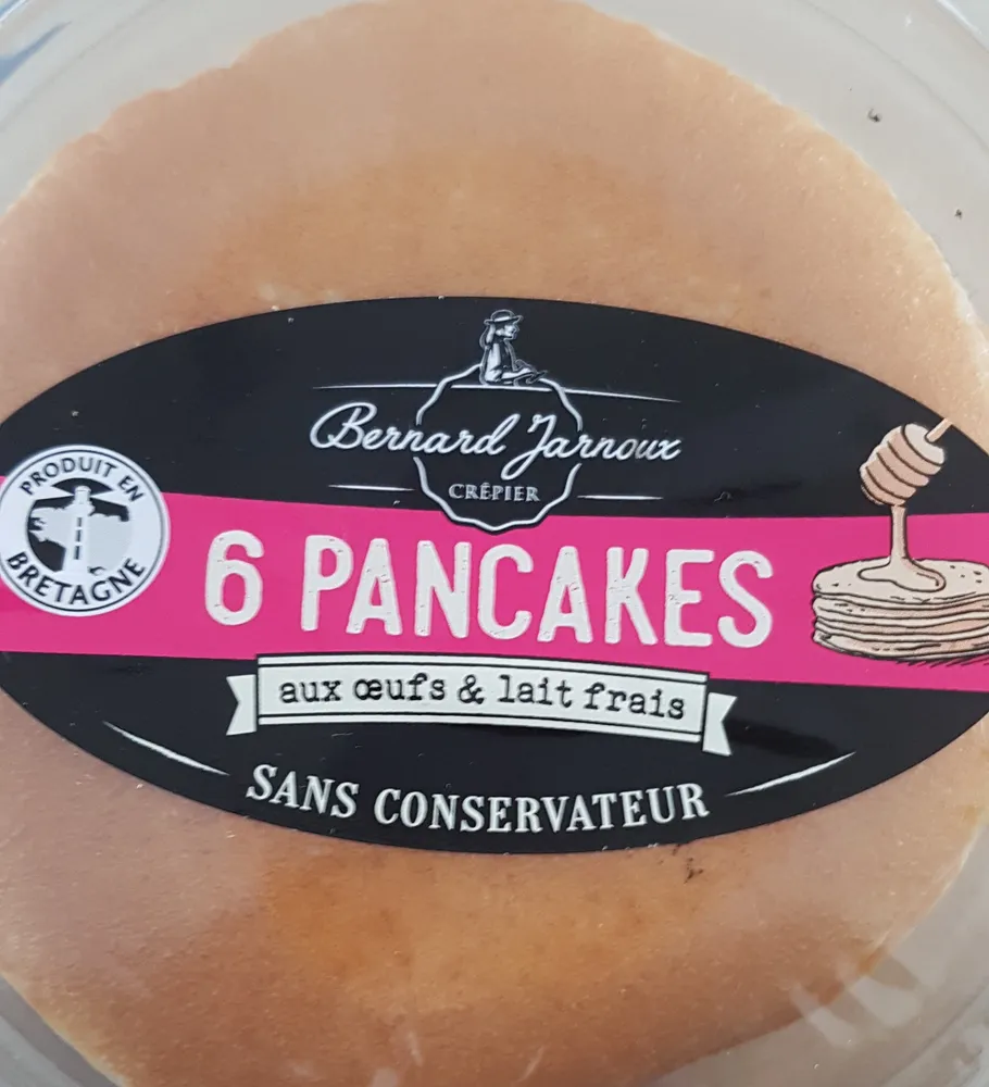 6 Pancakes, La Barquette De 132 gr