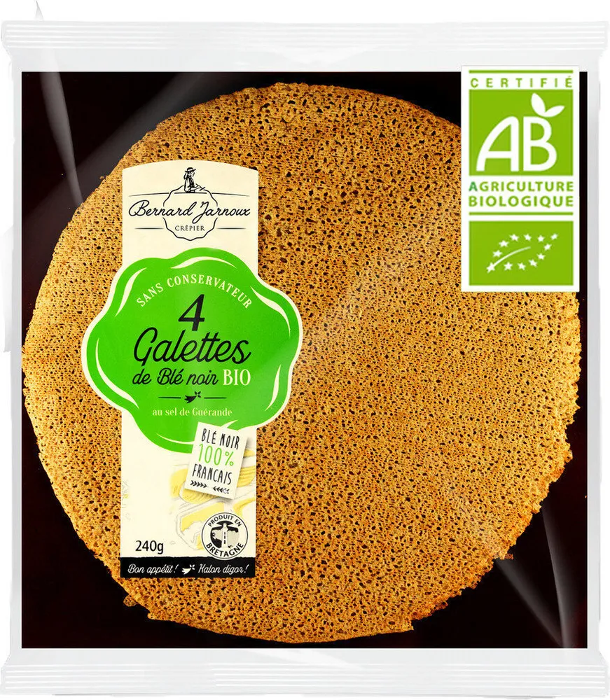 4 galettes de blé noir bio