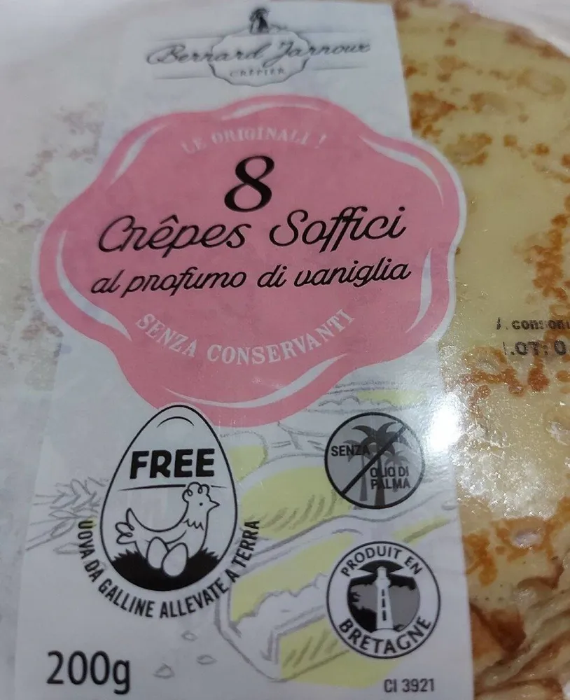 Crepes Soffici al profumo di vaniglia